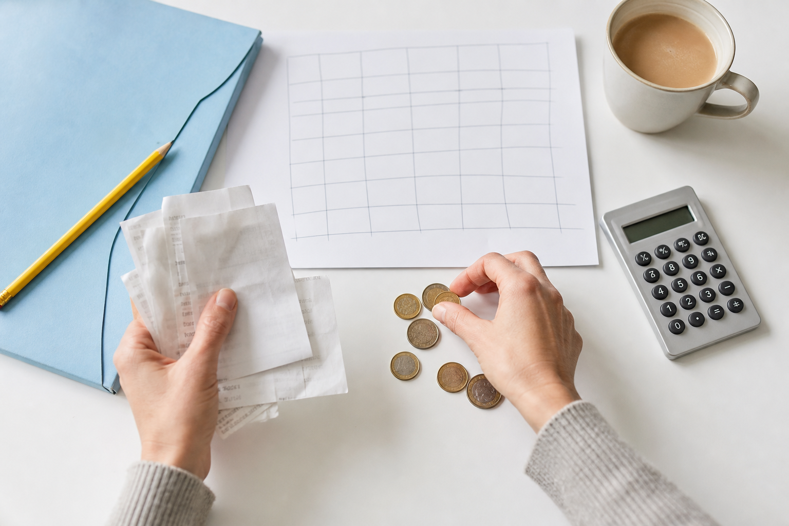 Arbeitsunterlagen zu Privatentnahme und Betriebspuffer in der Planung sichtbar trennen